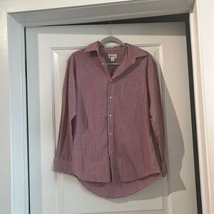 Haggar clothing mens dress shirt, button down